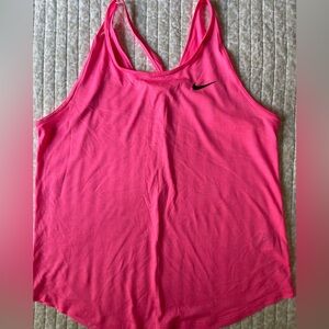 Nike Women's Neon Pink Tank Top (L)